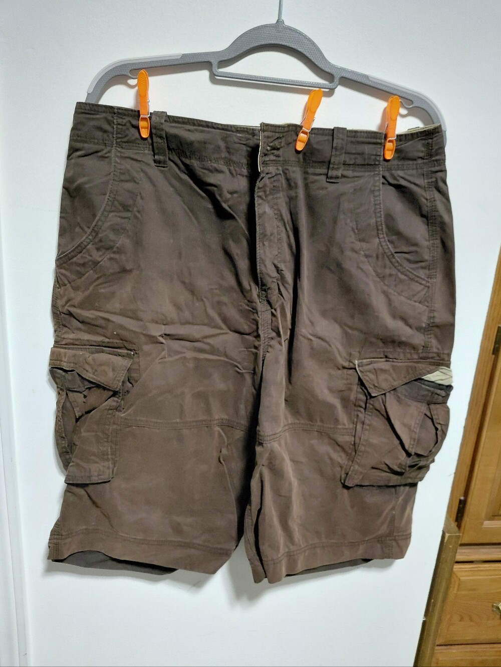 Arizona Jean Company Men's Dark Brown Cargo Shorts